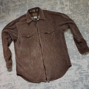 Vintage Brown Corduroy Shacket